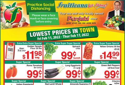 Fruiticana (Edmonton) Flyer February 11 to 17