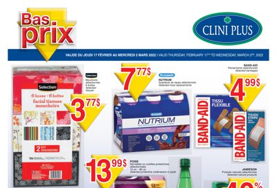 Clini Plus Flyer February 17 to March 2