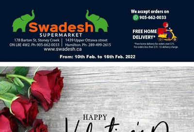 Swadesh Supermarket Flyer February 10 to 16
