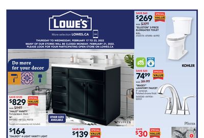 Lowe's Flyer February 17 to 23