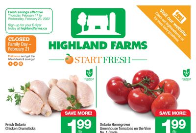 Highland Farms Flyer February 17 to 23