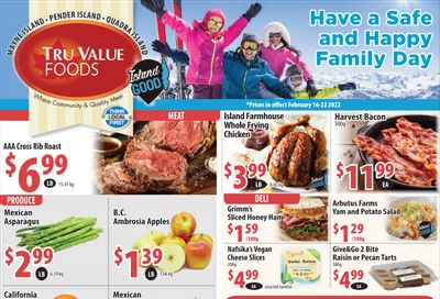Tru Value Foods Flyer February 16 to 22