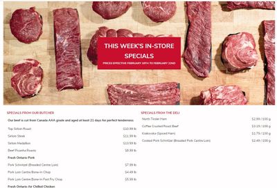 Denninger's Weekly Specials February 16 to 22