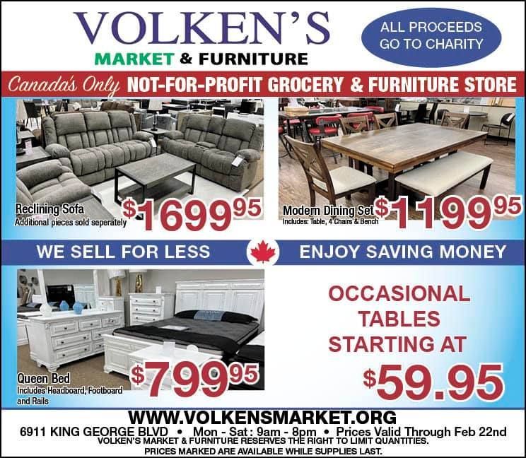 Volken's Market & Furniture Flyer February 16 to 22