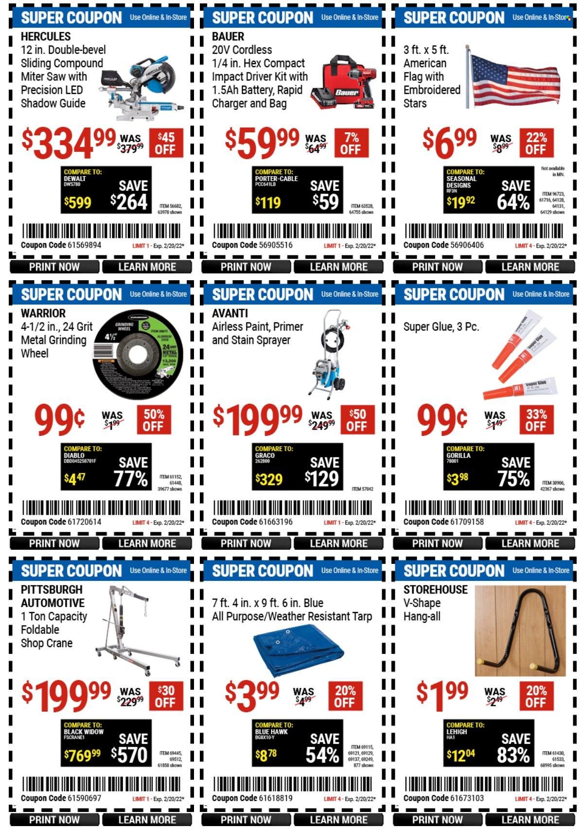 Harbor Freight Weekly Ad Flyer February 17 to February 24