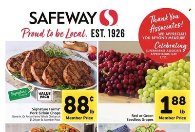 Safeway (AZ, CA, CO, HI, MD, NE, OR, VA, WA) Weekly Ad Flyer February 17 to February 24