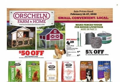 Orscheln Farm and Home (IA, IN, KS, MO, NE, OK) Weekly Ad Flyer February 17 to February 24
