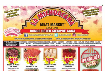 La Michoacana Meat Market (TX) Weekly Ad Flyer February 17 to February 24