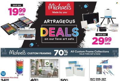 Michaels Weekly Ad Flyer February 17 to February 24