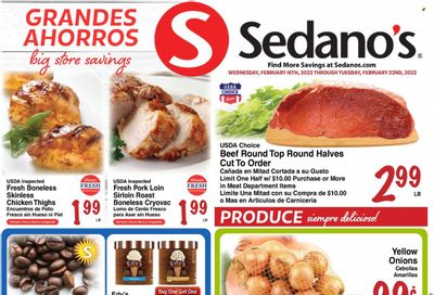 Sedano's (FL) Weekly Ad Flyer February 17 to February 24