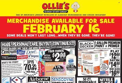 Ollie's Bargain Outlet Weekly Ad Flyer February 17 to February 24