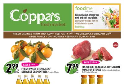 Coppa's Fresh Market Flyer February 17 to 23