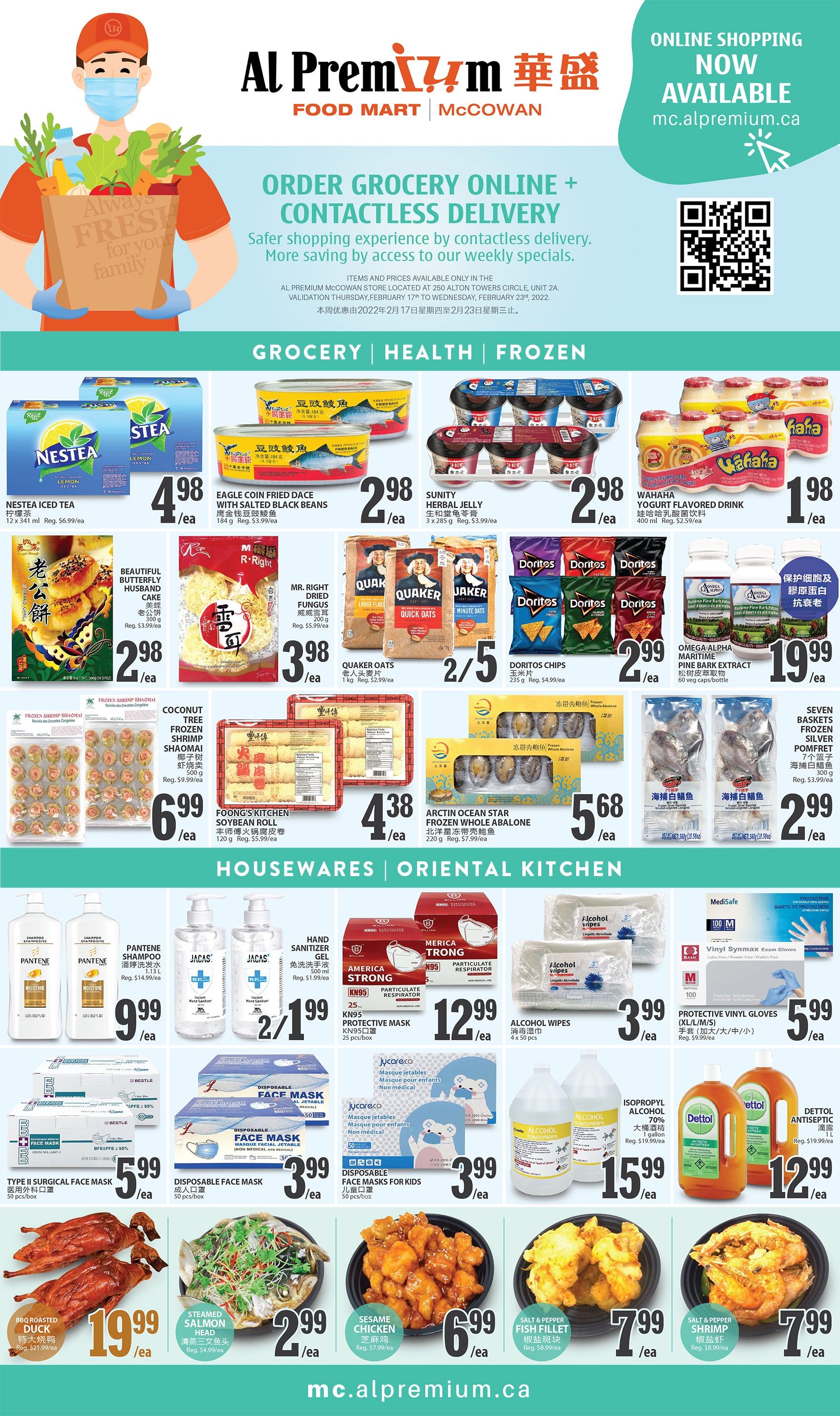 Al Premium Food Mart (McCowan) Flyer February 17 to 23