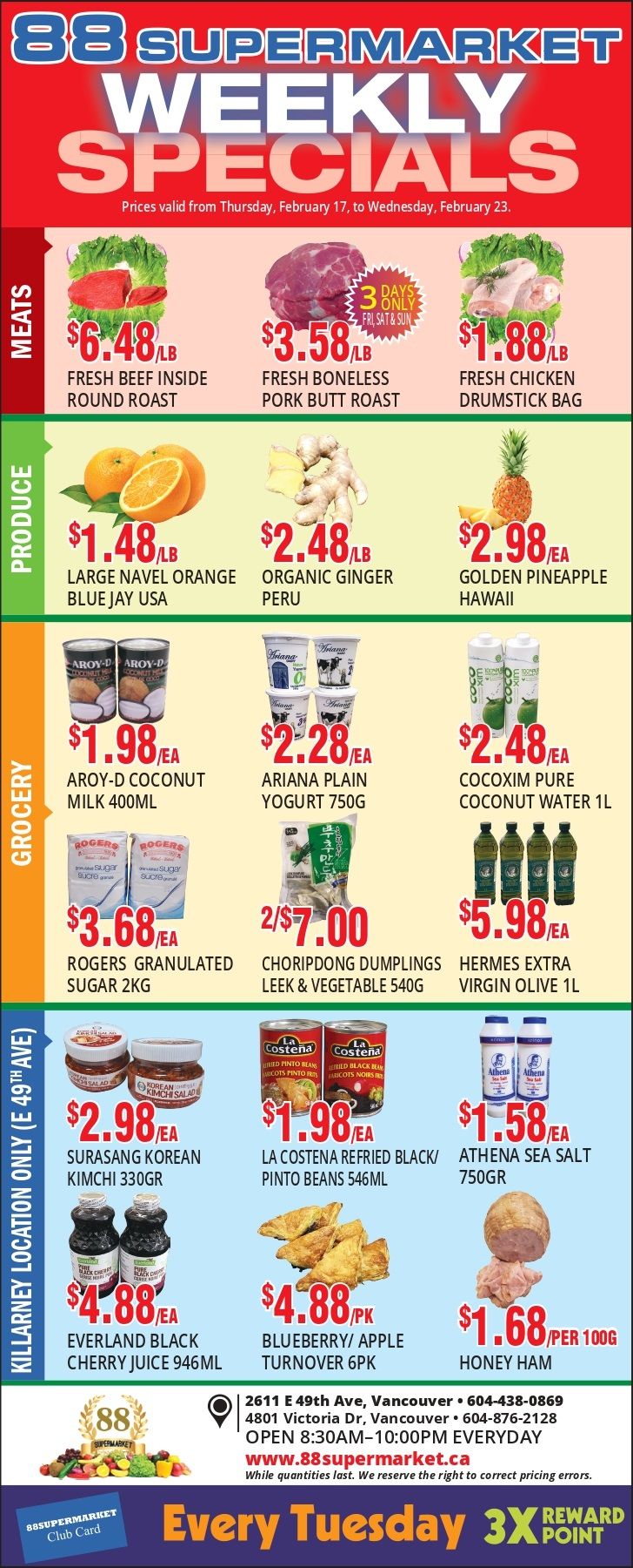 88 Supermarket Flyer February 17 to 23