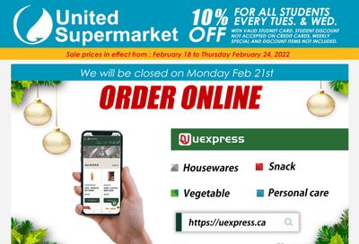 United Supermarket Flyer February 18 to 24