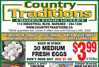 Country Traditions Flyer February 17 to 24