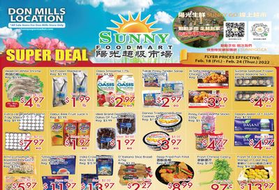 Sunny Foodmart (Don Mills) Flyer February 18 to 24