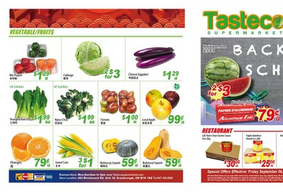 Tasteco Supermarket Flyer September 6 to 12