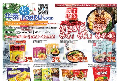 Foody World Flyer February 18 to 24