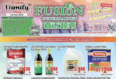 Fusion Supermarket Flyer February 18 to 24
