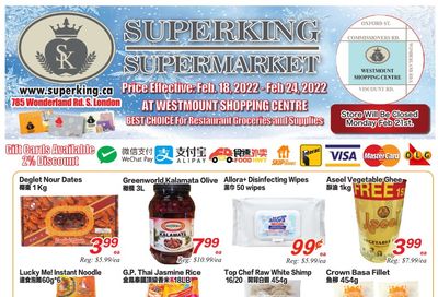 Superking Supermarket (London) Flyer February 18 to 24