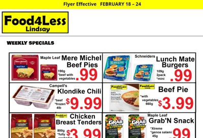Food 4 Less Flyer February 18 to 24