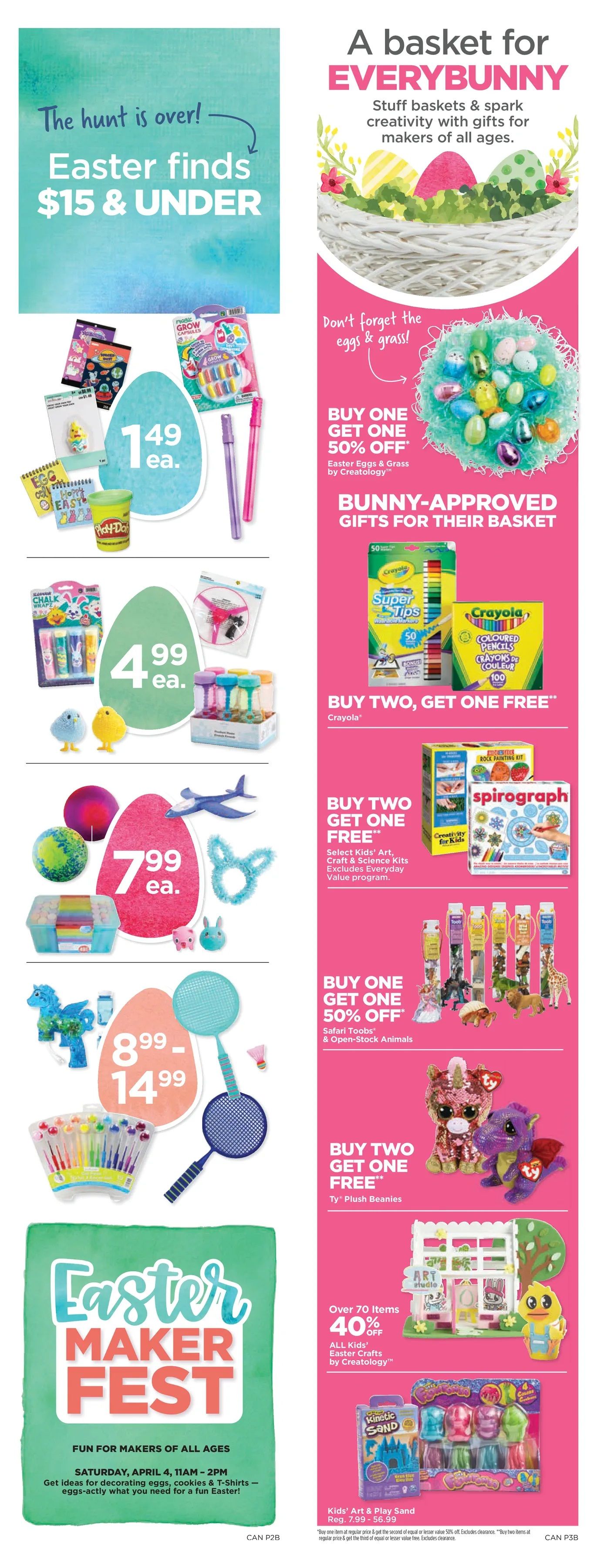 Michael's Flyer March 27 to April 2