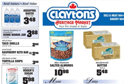 Claytons Heritage Market Flyer February 18 to 24