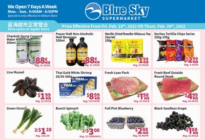 Blue Sky Supermarket (North York) Flyer February 18 to 24