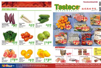 Tasteco Supermarket Flyer February 18 to 24