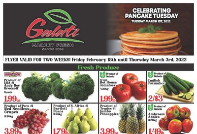 Galati Market Fresh Flyer February 18 to March 3