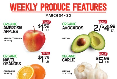 Pomme Natural Market Flyer March 24 to 30