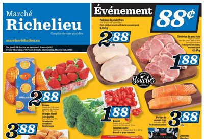 Marche Richelieu Flyer February 24 to March 2