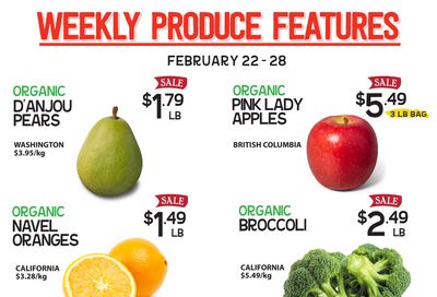 Pomme Natural Market Flyer February 22 to 28