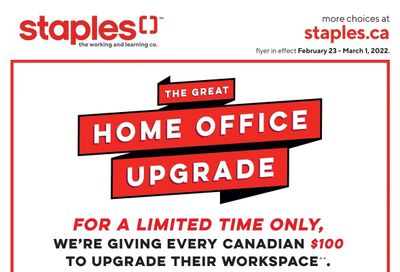 Staples Flyer February 23 to March 1