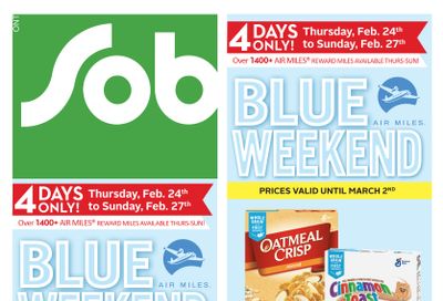 Sobeys (ON) Flyer February 24 to March 2