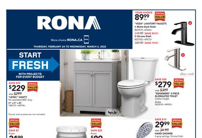 Rona (Atlantic) Flyer February 24 to March 2