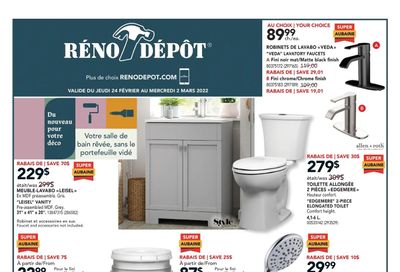 Reno Depot Flyer February 24 to March 2