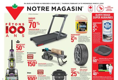 Canadian Tire (QC) Flyer February 24 to March 2