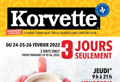 Korvette Flyer February 24 to 26