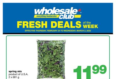 Wholesale Club (Atlantic) Fresh Deals of the Week Flyer February 24 to March 2