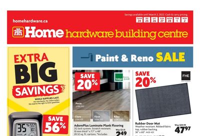 Home Hardware Building Centre (BC) Flyer February 24 to March 2 Home Hardware Building Centre (BC) Flyer February 24 to March 2