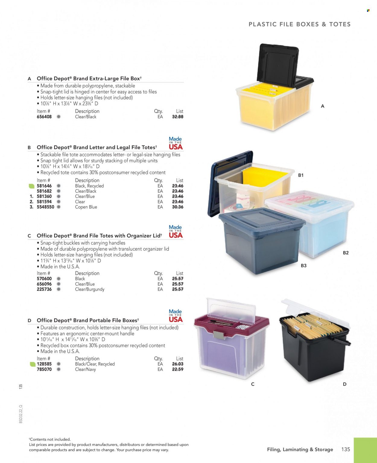 Office DEPOT 2022 Business Reference Guide Promotions & Flyer Specials September 2022