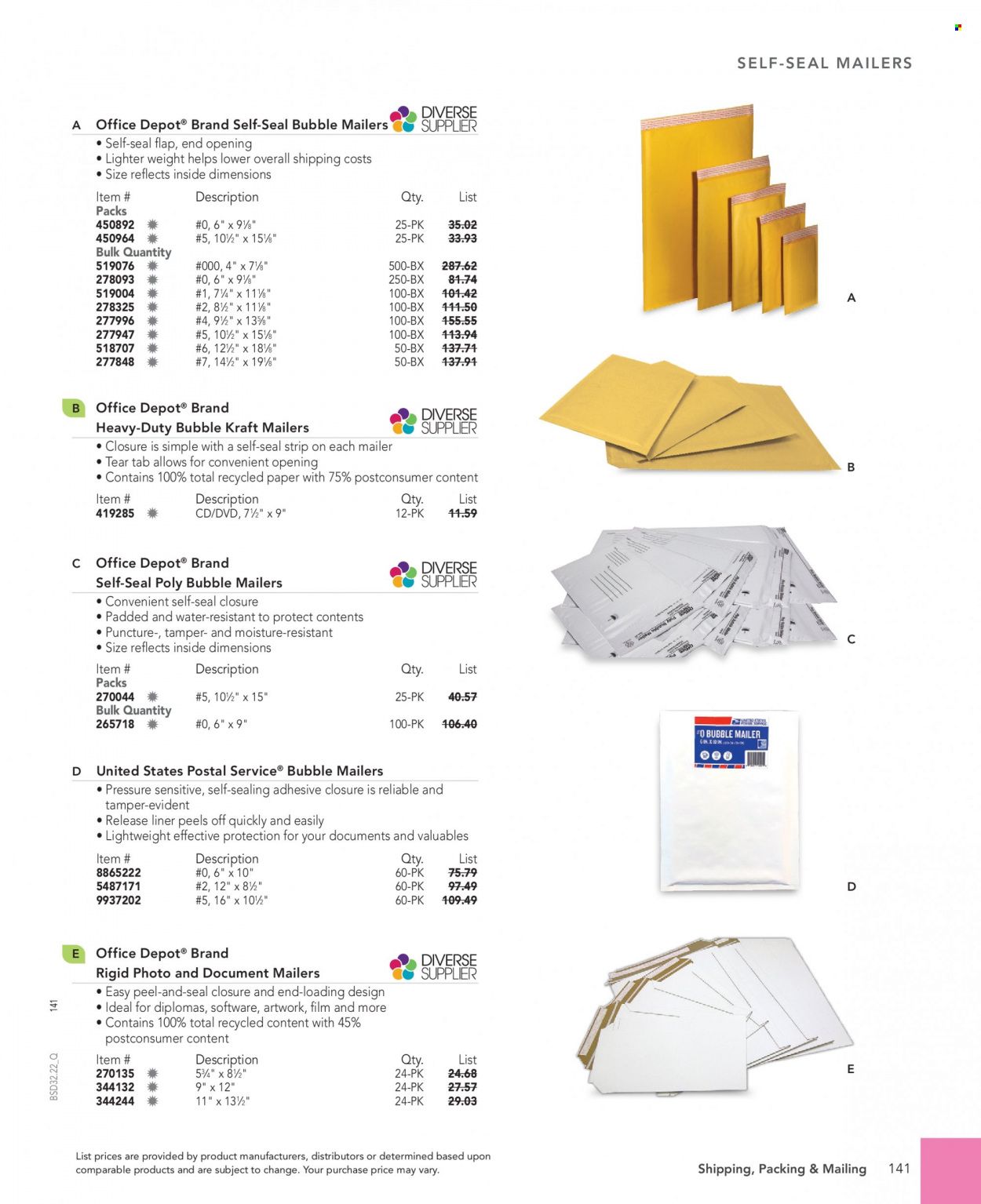 Office DEPOT 2022 Business Reference Guide Promotions & Flyer Specials September 2022