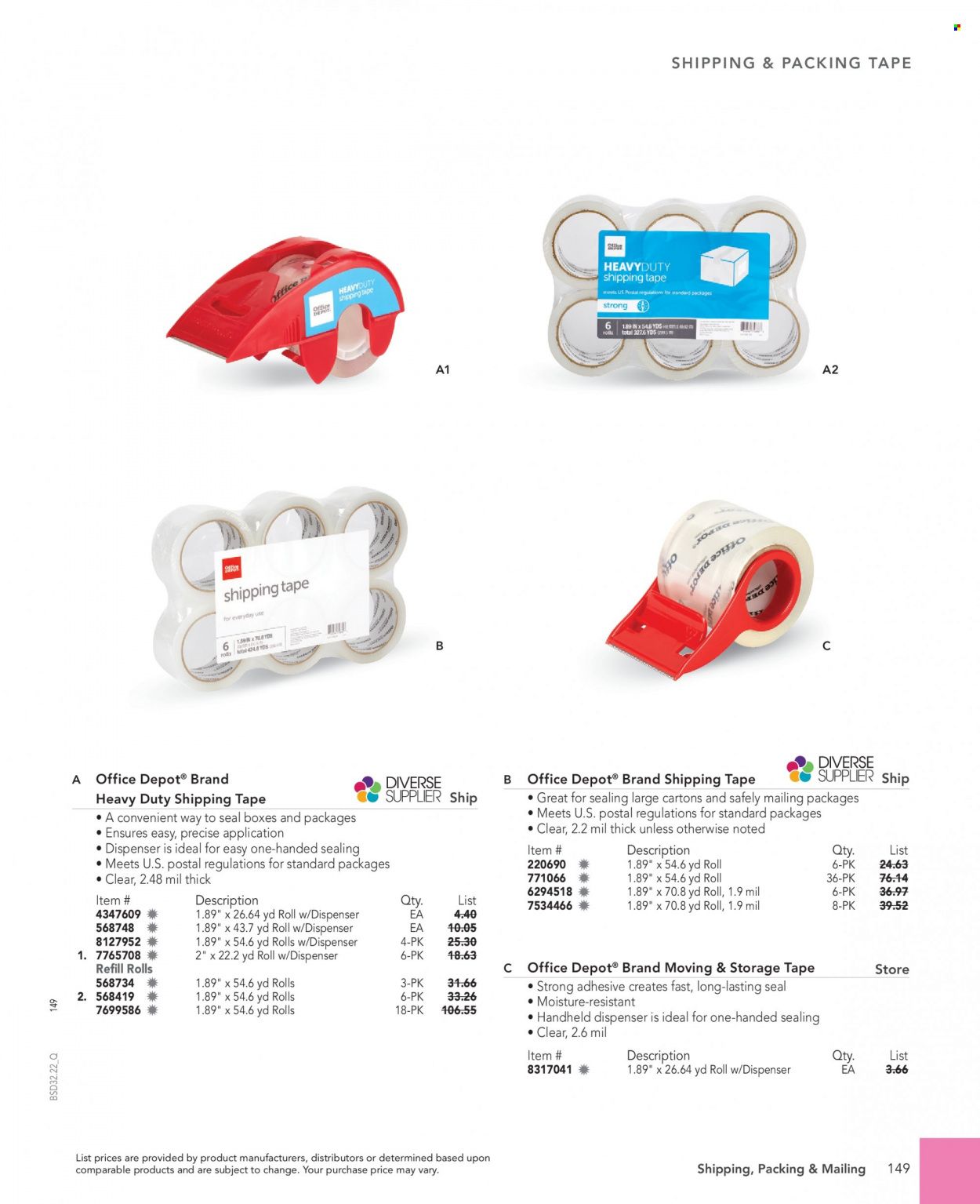 Office DEPOT 2022 Business Reference Guide Promotions & Flyer Specials September 2022