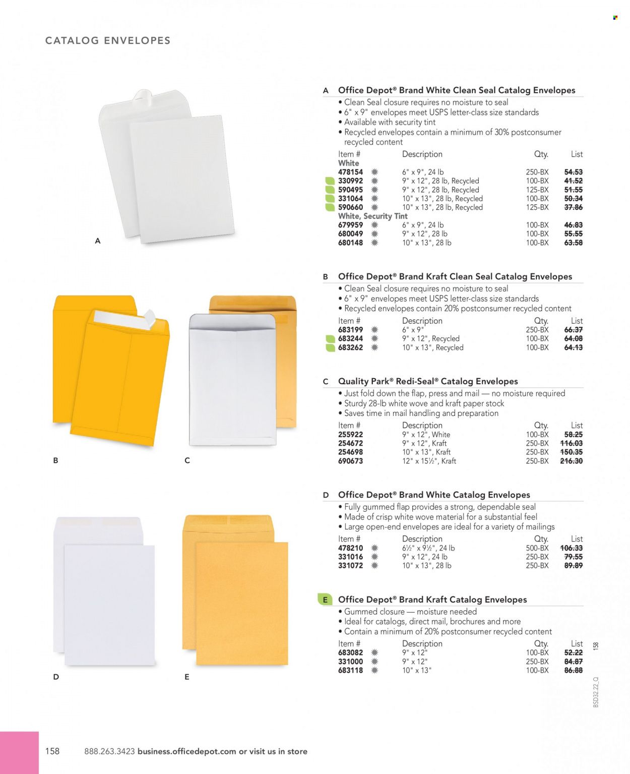 Office DEPOT 2022 Business Reference Guide Promotions & Flyer Specials September 2022