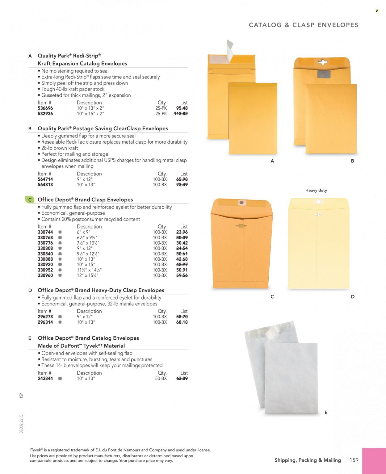 Office DEPOT 2022 Business Reference Guide Promotions & Flyer Specials September 2022