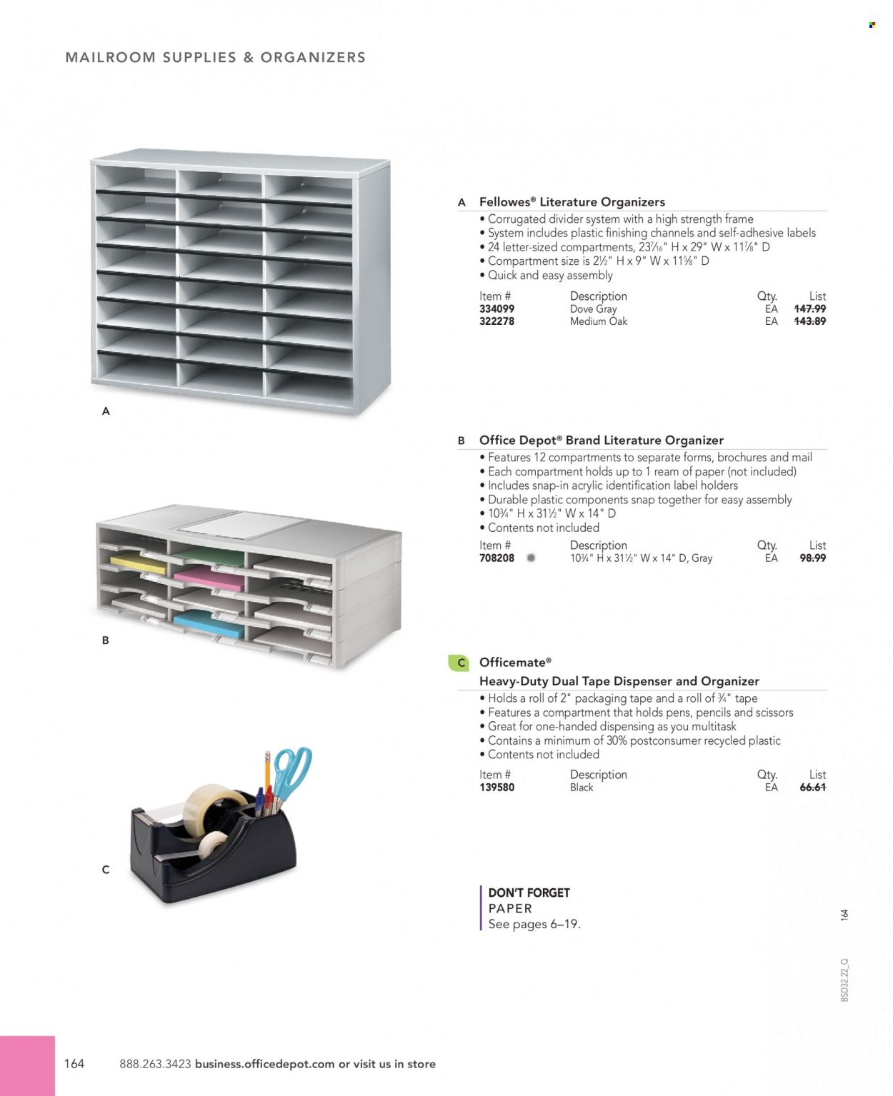 Office DEPOT 2022 Business Reference Guide Promotions & Flyer Specials September 2022