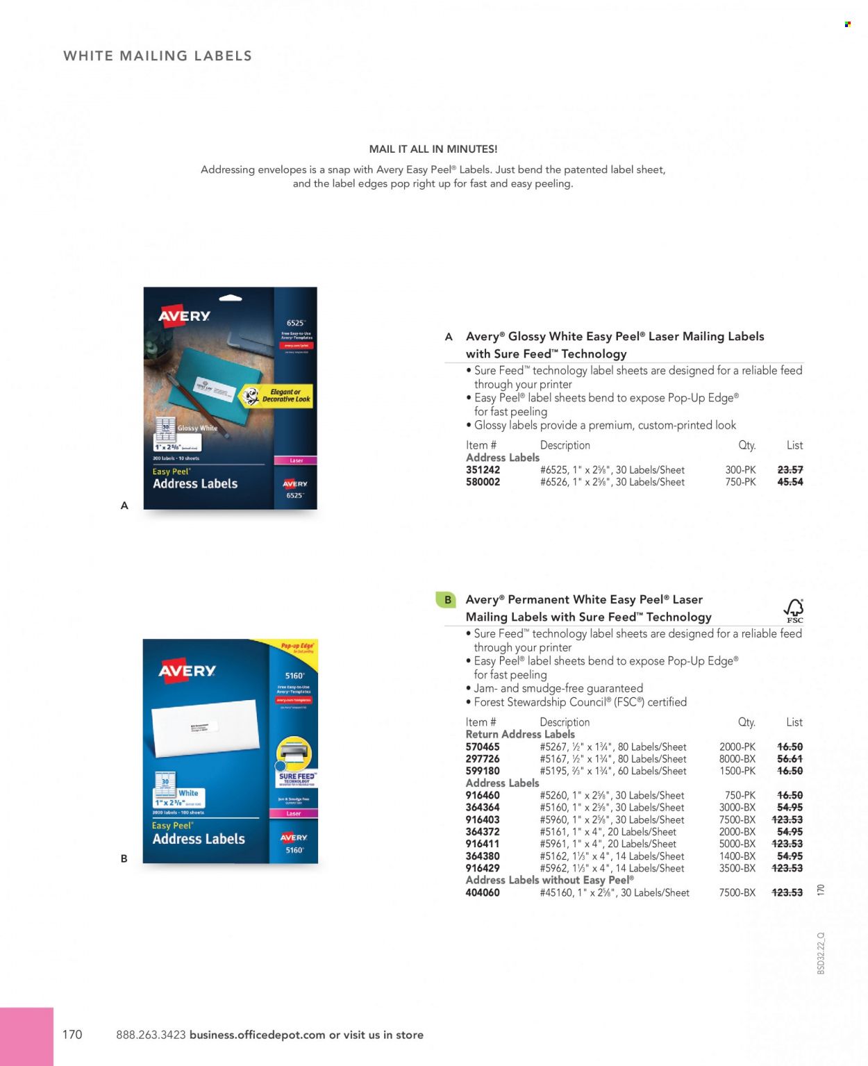 Office DEPOT 2022 Business Reference Guide Promotions & Flyer Specials September 2022