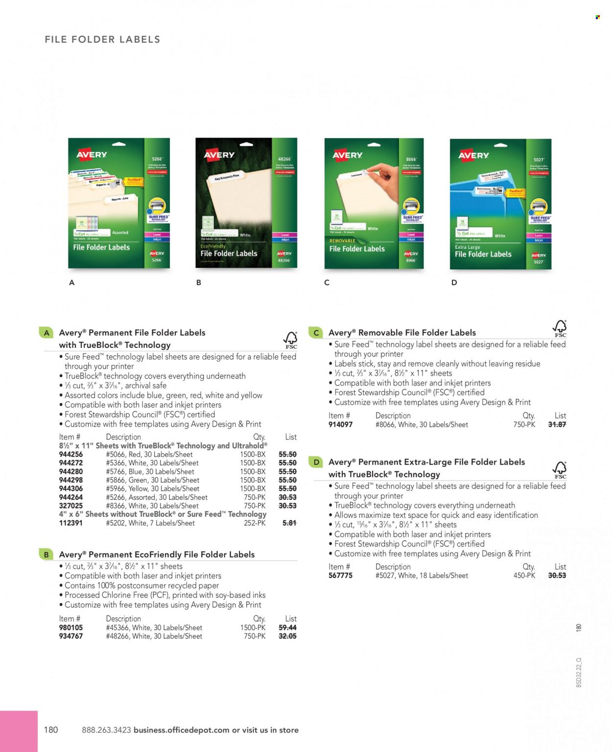 Office DEPOT 2022 Business Reference Guide Promotions & Flyer Specials September 2022